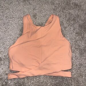 Peach Sleeveless Women's Top